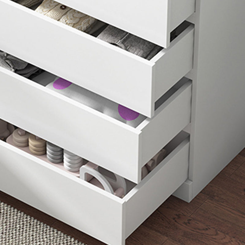 Contemporary Bedroom Chest Wooden Storage Chest with Drawers