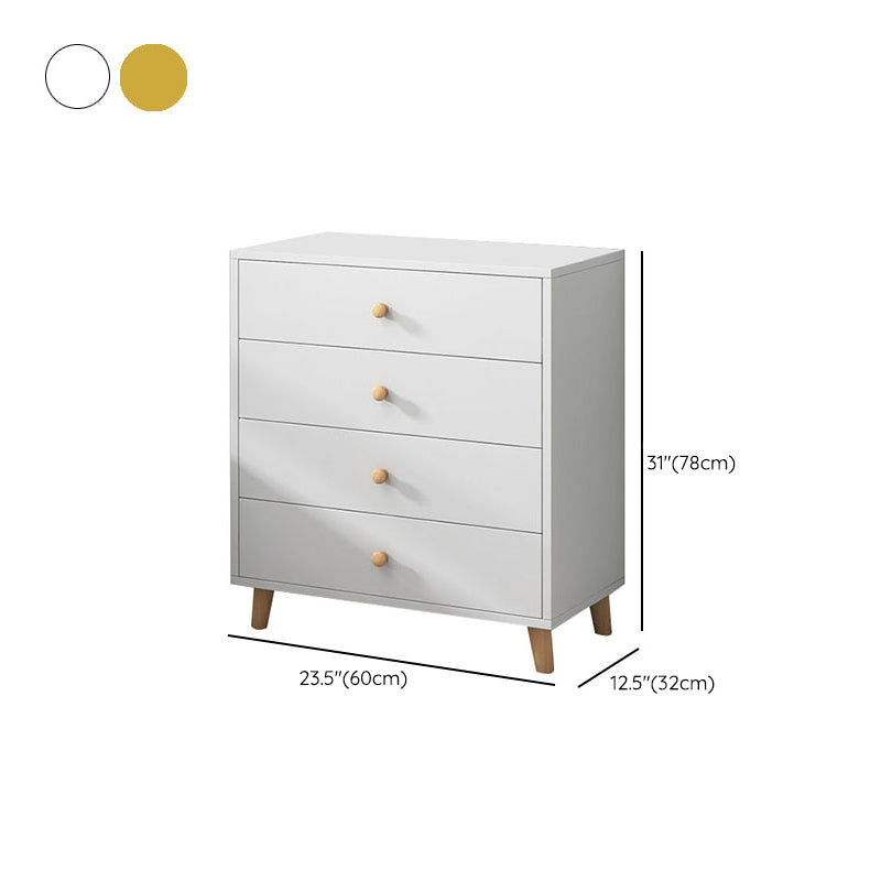 Contemporary Bedroom Chest Wooden Storage Chest with Drawers
