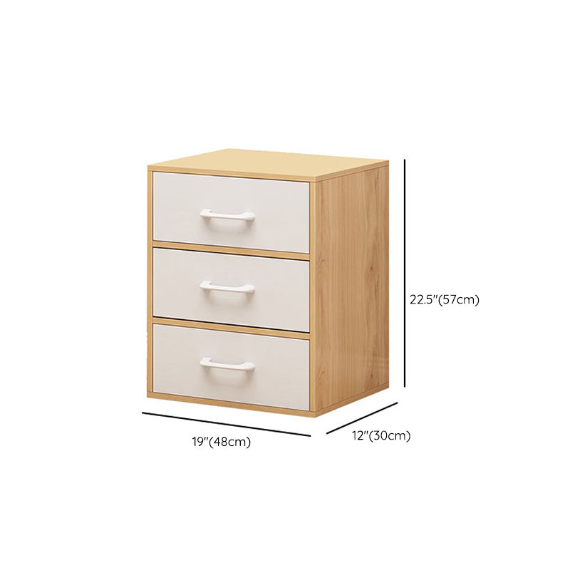 Contemporary Bedroom Chest Wooden Storage Chest with Drawers