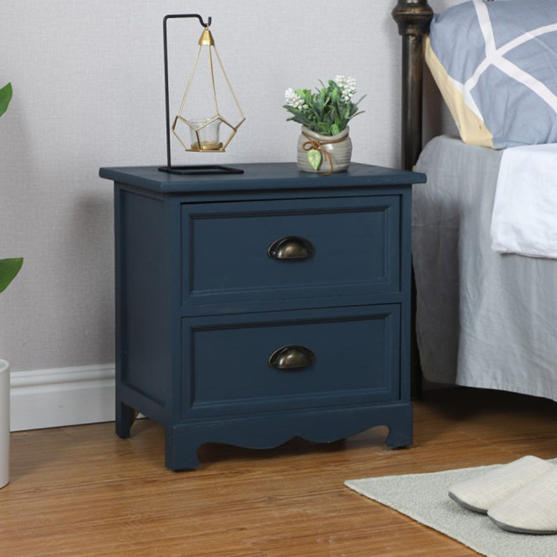 Vertical Nautical Bedroom Storage Chest Wooden Chest with Drawers