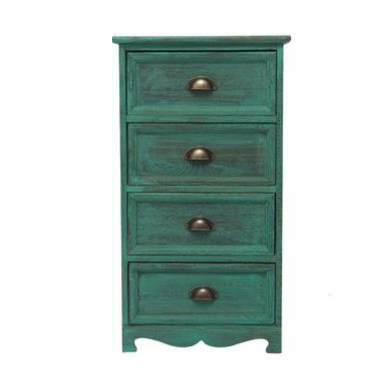 Vertical Nautical Bedroom Storage Chest Wooden Chest with Drawers