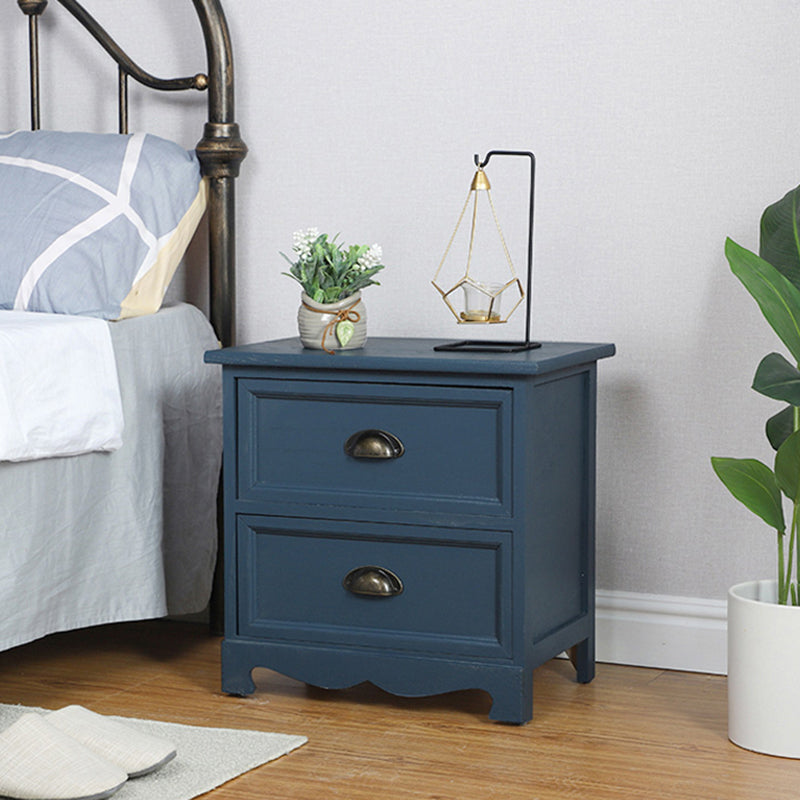 Vertical Nautical Bedroom Storage Chest Wooden Chest with Drawers