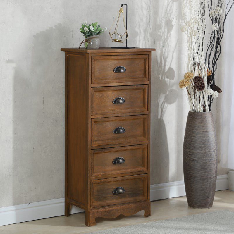 Vertical Nautical Bedroom Storage Chest Wooden Chest with Drawers