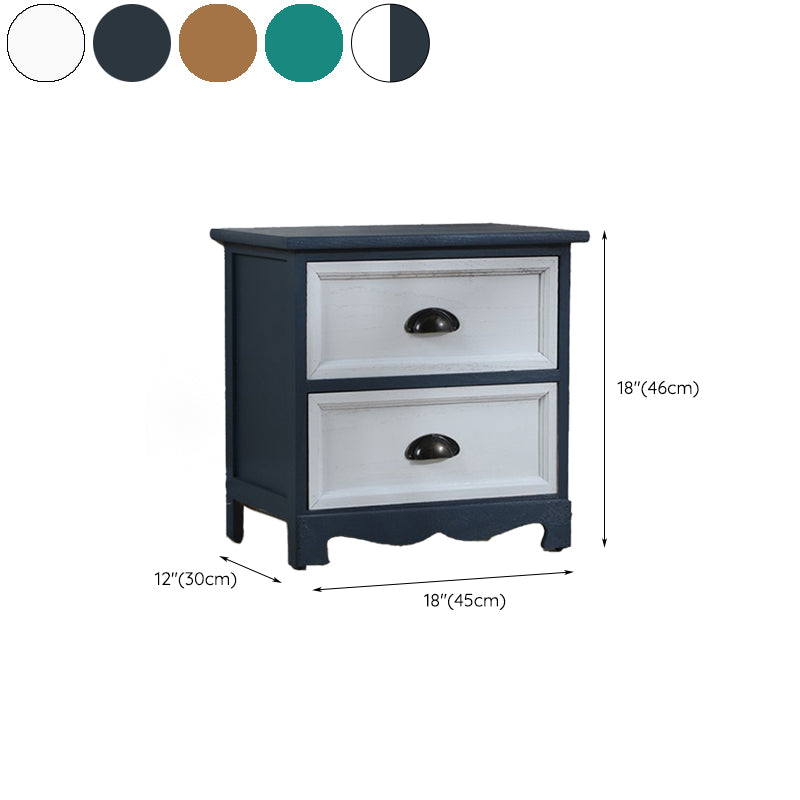 Vertical Nautical Bedroom Storage Chest Wooden Chest with Drawers