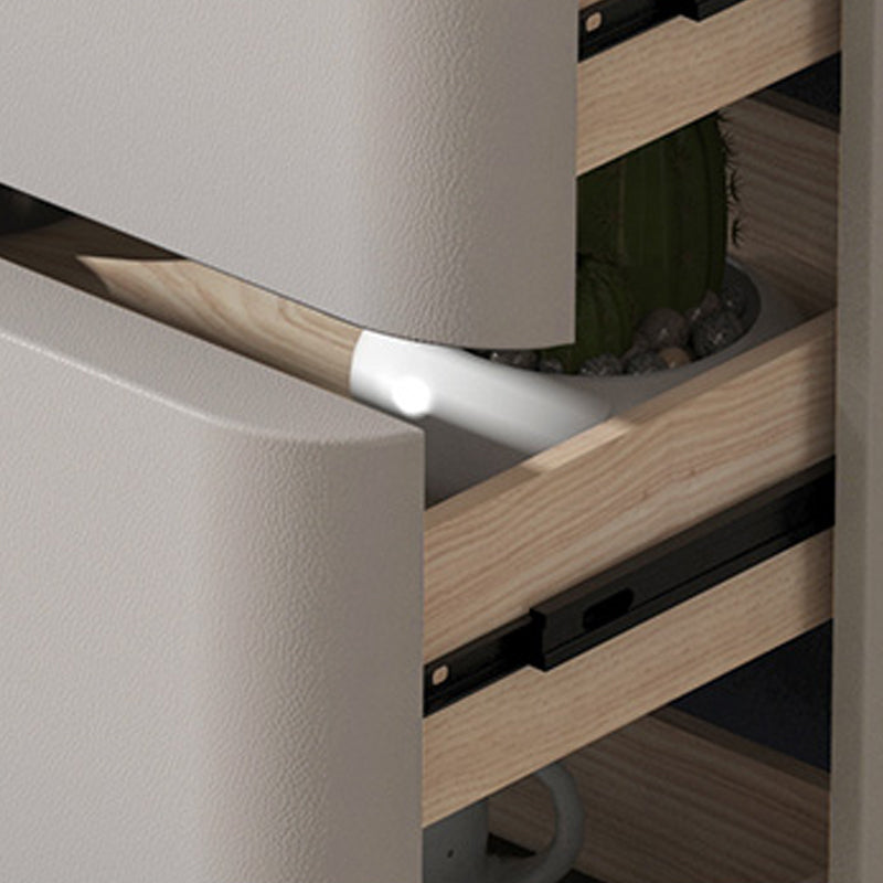 Glam Chest Engineered Wood Bedroom Storage Chest with Drawers