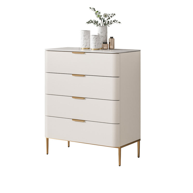 Glam Chest Engineered Wood Bedroom Storage Chest with Drawers