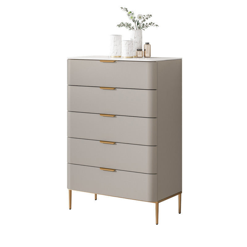 Glam Chest Engineered Wood Bedroom Storage Chest with Drawers