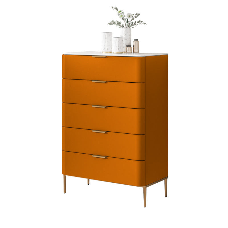 Glam Chest Engineered Wood Bedroom Storage Chest with Drawers