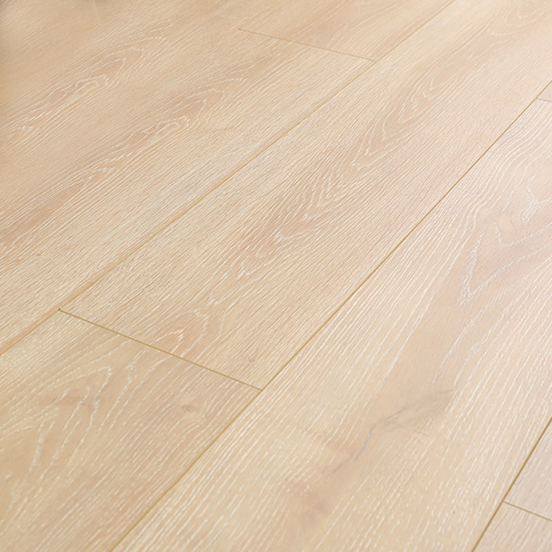 Modern 12mm Natural Solid Wood Laminate Flooring, Click-Lock, Waterproof