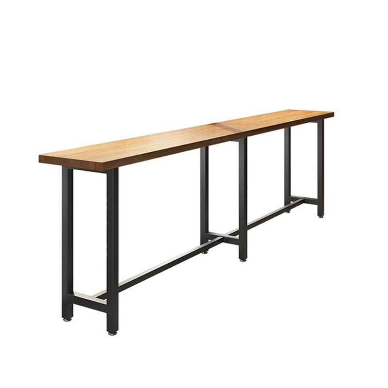 Rectangular Bar-height Table Solid Wood Bar Table with 41.3-inch Height