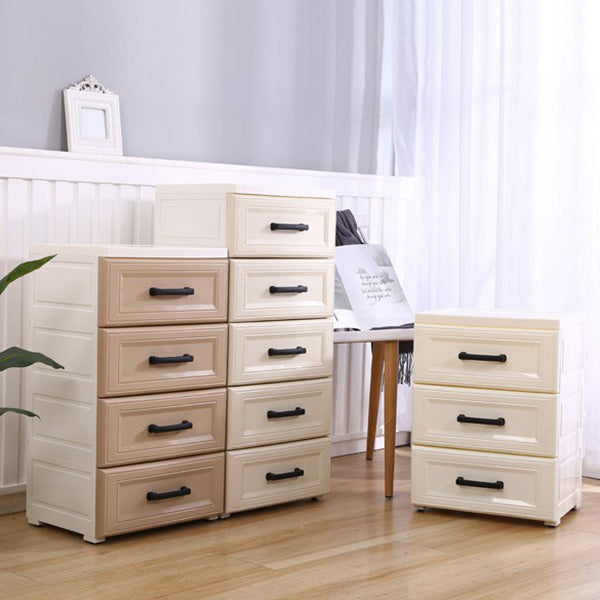 Contemporary 5-drawer Storage Cabinet Plastic Wardrobe Armoire
