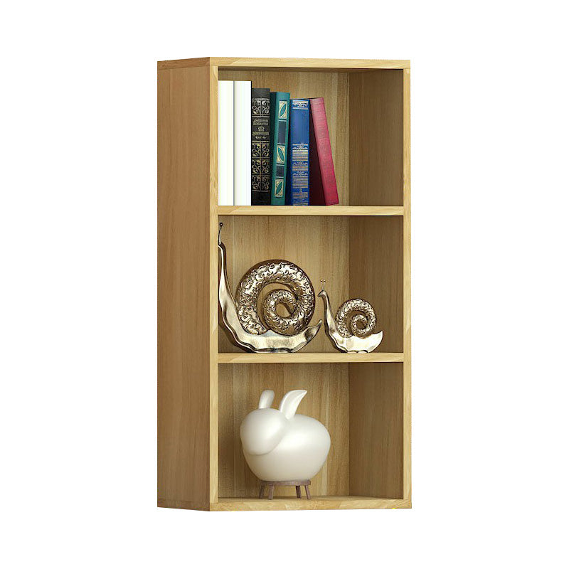 Light Wood Finish Non-Hanging Armoire Modern Storage Cabinet for Home