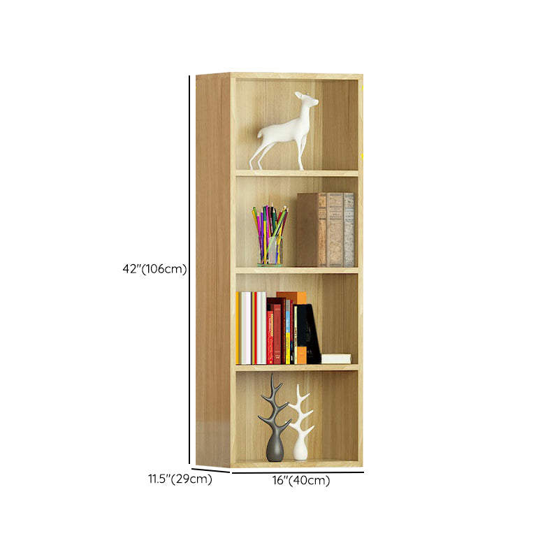 Light Wood Finish Non-Hanging Armoire Modern Storage Cabinet for Home