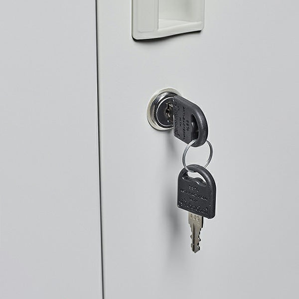 Modern Metal Wardrobe for Home Matte Finish Cabinet with Hinged Doors