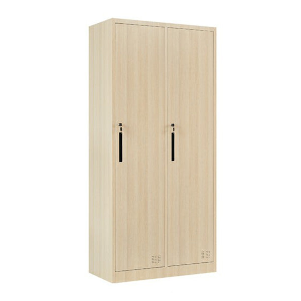 Modern Metal Wardrobe for Home Matte Finish Cabinet with Hinged Doors