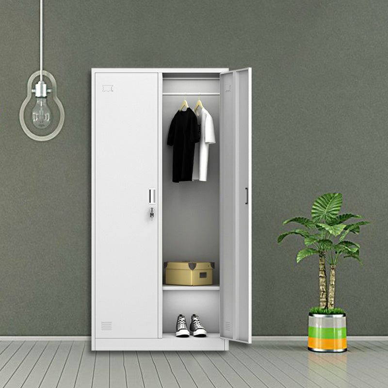 Hinged Door Storage Cabinet for Home Contemporary Metal Cabinet