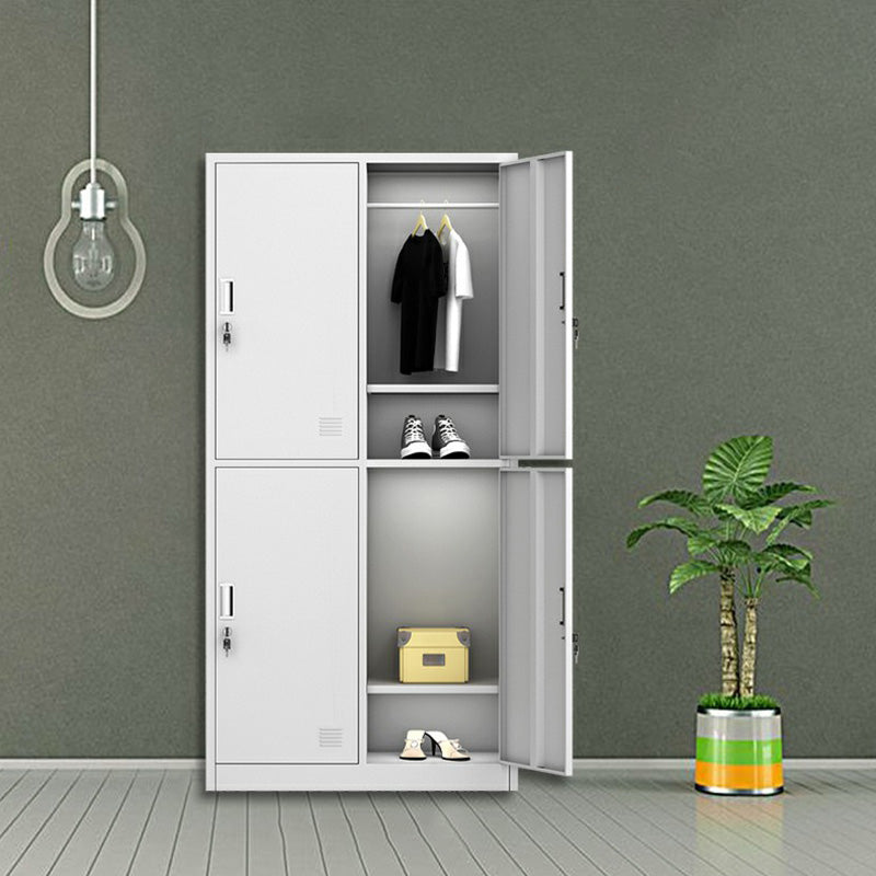 Hinged Door Storage Cabinet for Home Contemporary Metal Cabinet