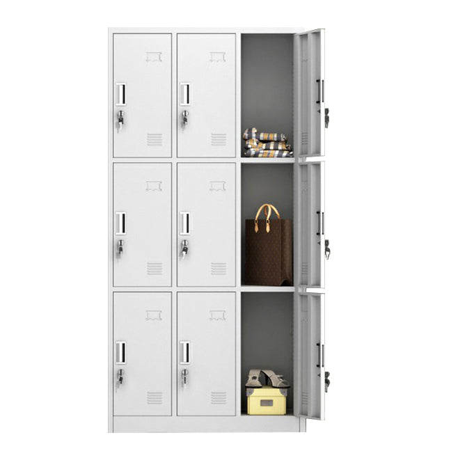 Hinged Door Storage Cabinet for Home Contemporary Metal Cabinet