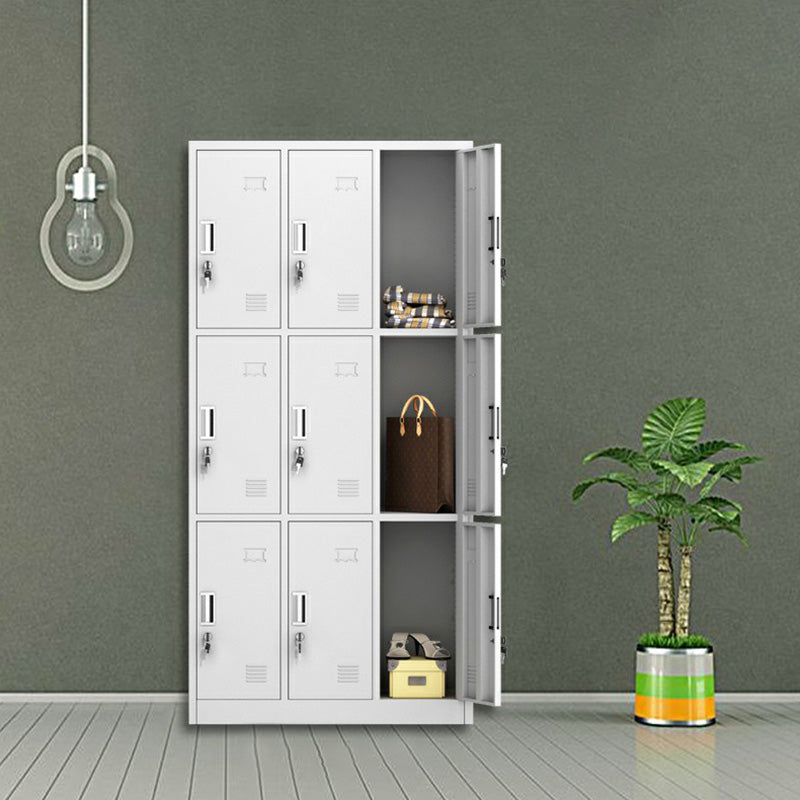 Hinged Door Storage Cabinet for Home Contemporary Metal Cabinet