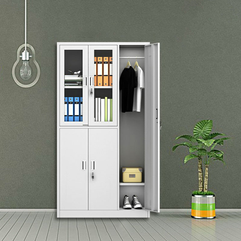 Hinged Door Storage Cabinet for Home Contemporary Metal Cabinet