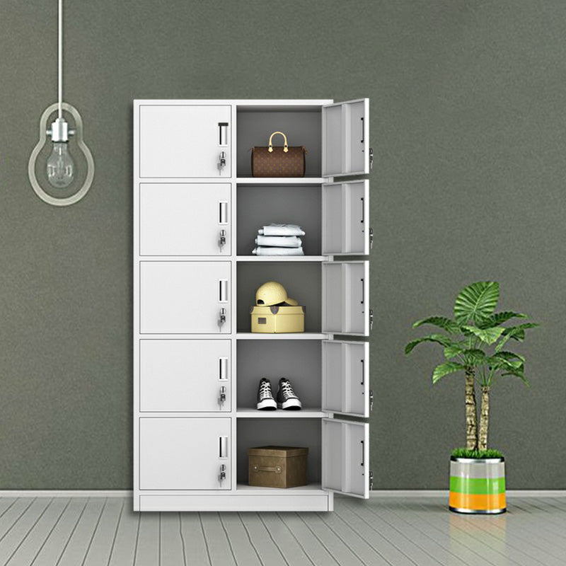 Hinged Door Storage Cabinet for Home Contemporary Metal Cabinet