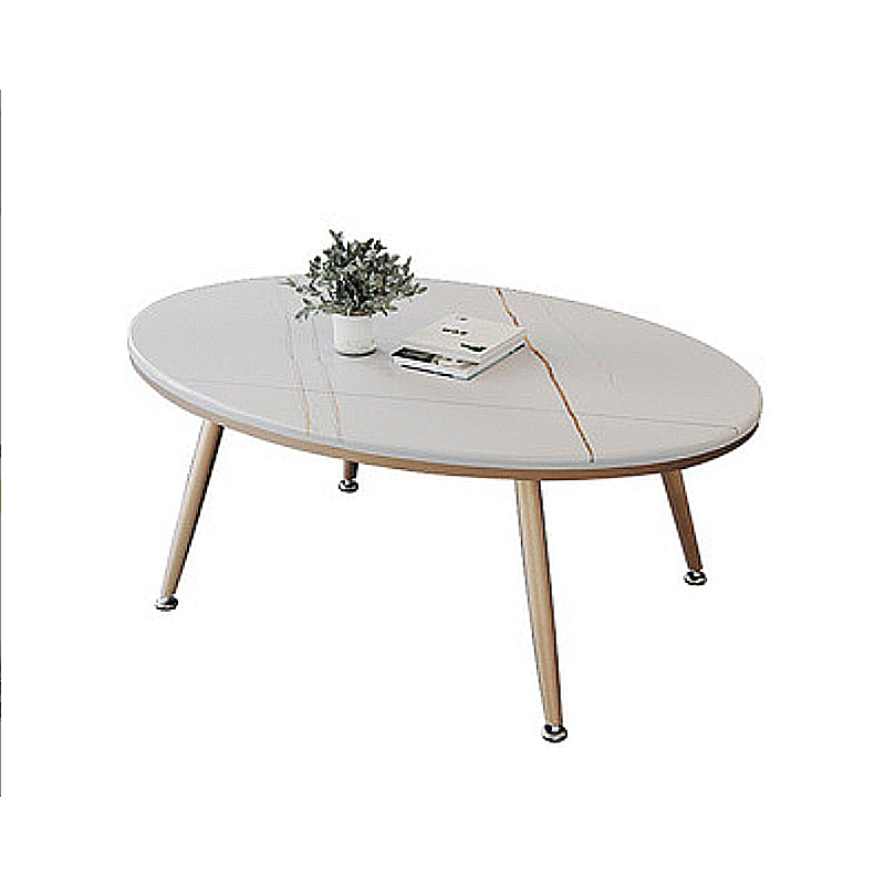 Luxurious Slate Coffee Table 1 Single Cocktail Table with Storage