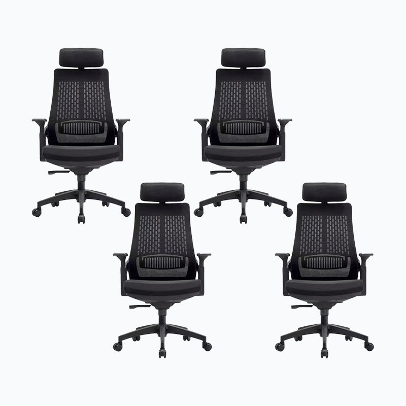 Modern Arms Included Swivel Chair High Back Ergonomic Task Chair