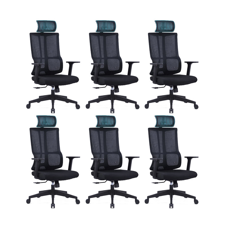 24" Wide Modern Desk Chair Breathable AirGrid Arms Included Office Chair
