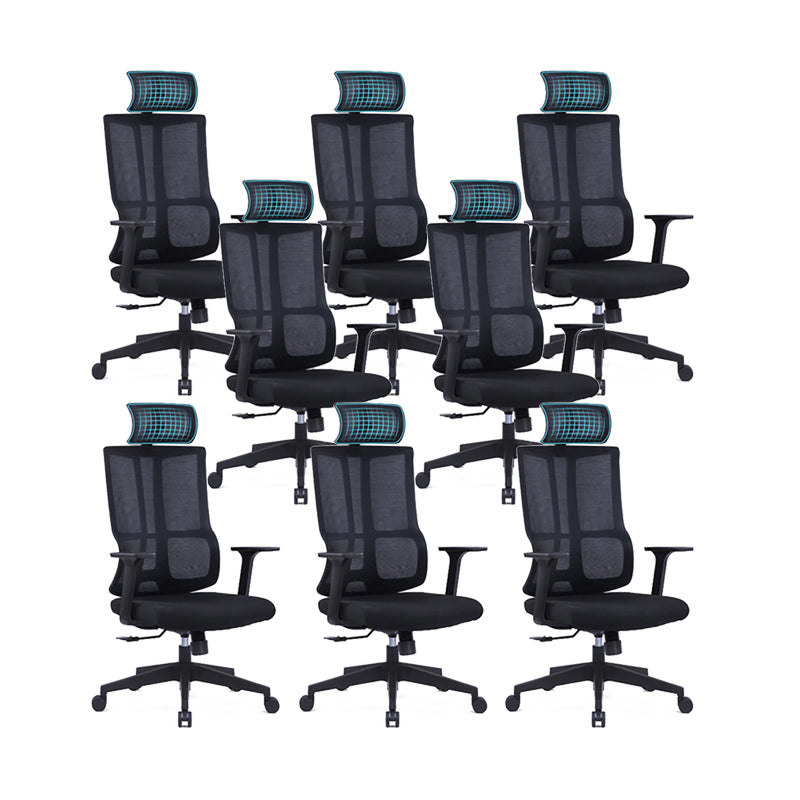 24" Wide Modern Desk Chair Breathable AirGrid Arms Included Office Chair