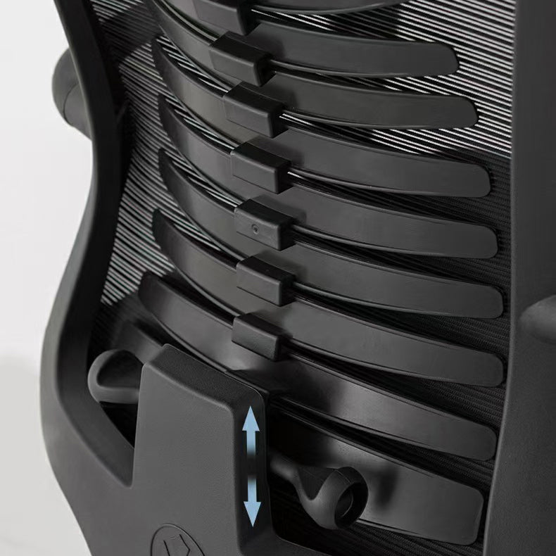 Arms Included Swivel Chair Ergonomic Mesh High-Back Office Chair