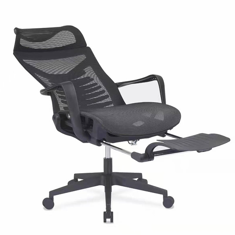 Arms Included Swivel Chair Ergonomic Mesh High-Back Office Chair