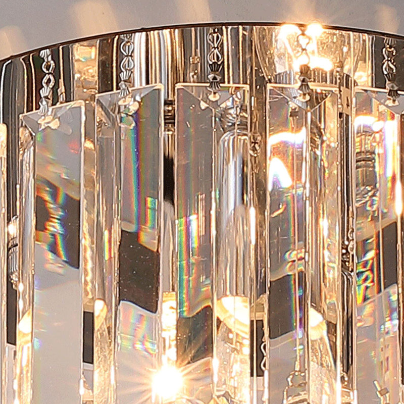 Ultra-Contemporary Flush Mount Lamp Crystal Ceiling Lighting for Foyer