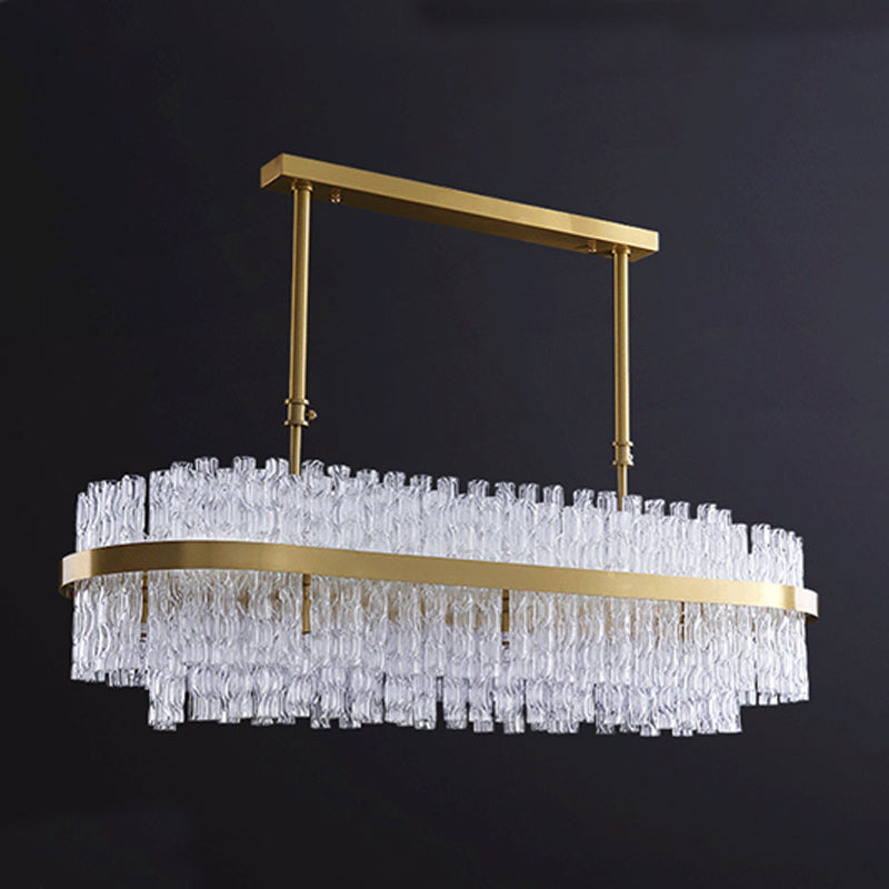 Modern Hanging Ceiling Light Crystal Pendant Lighting Fixtures for Dining Room