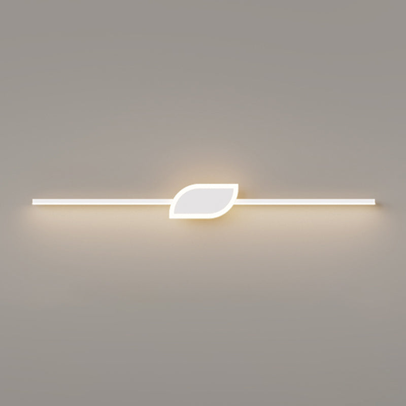 Nordic Style Iron Wall Light Strip Shape Wall Lamp for Children's Room