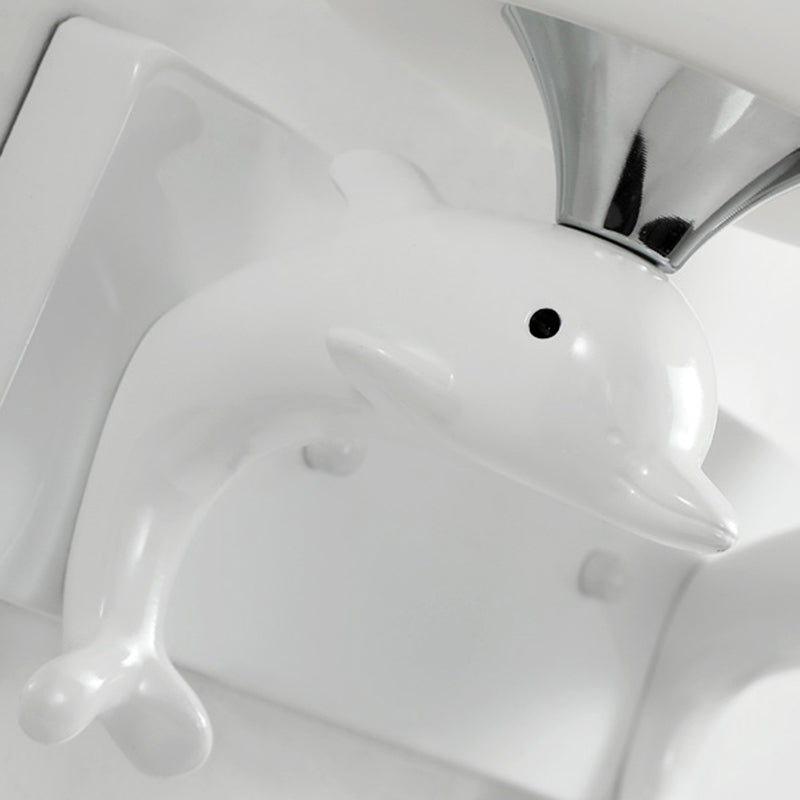Cartoon Style Iron Wall Light Dolphin Shape Wall Lamp for Children's Room