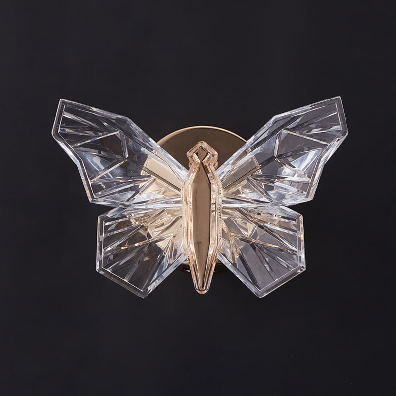 Nordic Style Metal Wall Light Butterfly Shape Wall Lamp for Children's Room