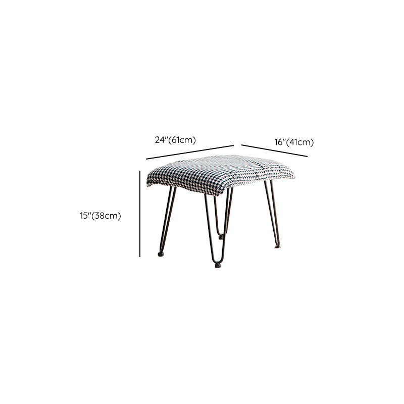 Modern Rocker Chair Upholstered with Dark legs Glider for Living Room