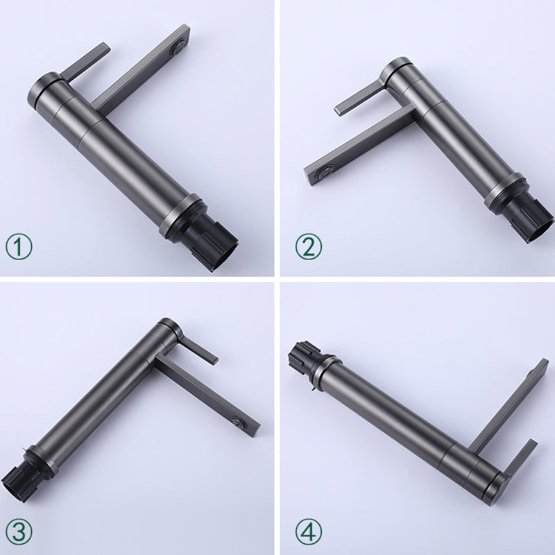 Industrial Circular Vessel Sink Faucet Stainless Steel Bathroom Faucet