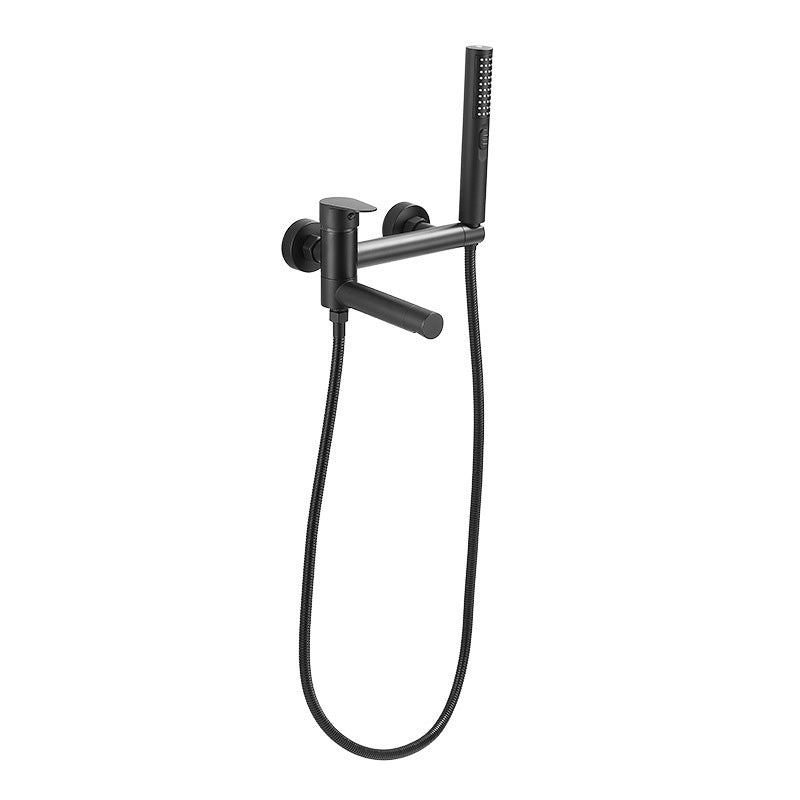 Modern Tub Spout Trim One Handle Wall Mount Tub Faucet with Handshower