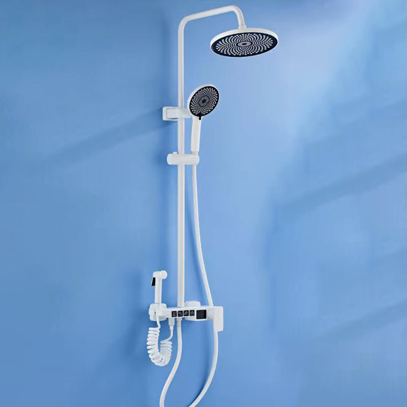 Contemporary Shower System Wall Mounted Shower System with Hand Shower