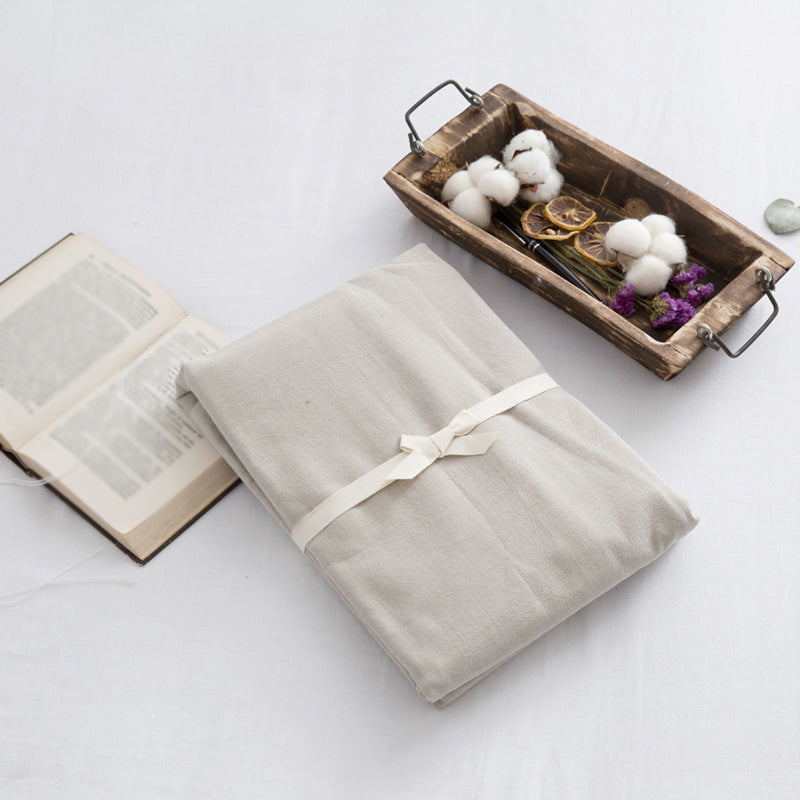 Cotton Sheet Standard Deep Pocket Bed Sheet Plain Weave Fitted Sheet