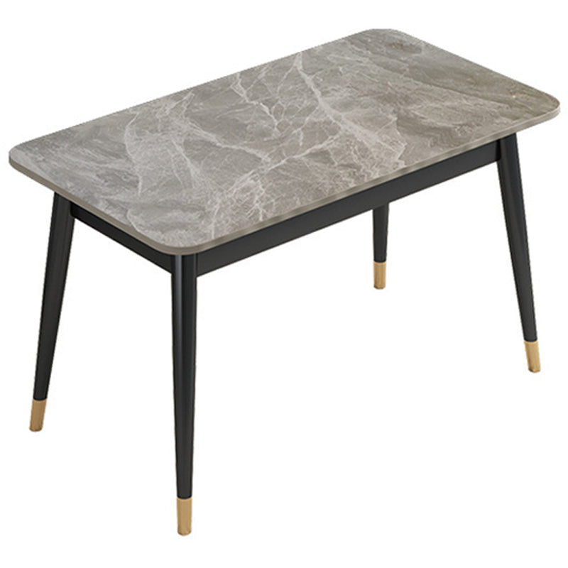Modern 4 Legs Dining Table Stone Table for Dining Room Kitchen