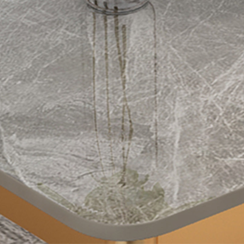 Modern 4 Legs Dining Table Stone Table for Dining Room Kitchen