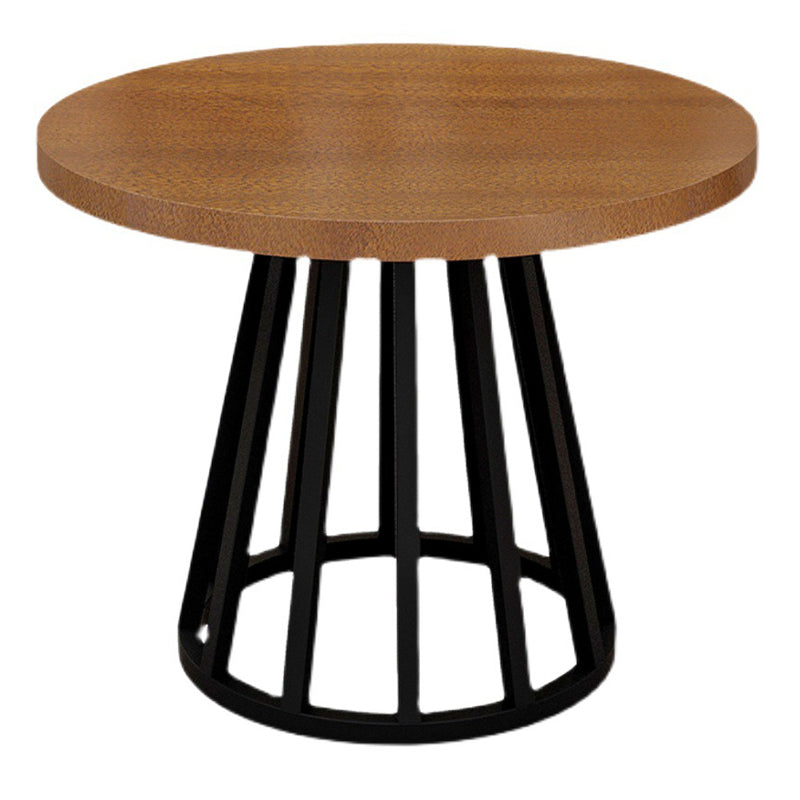 Modern Solid Wood Dining Table Metal Dining Site Table for Home Use