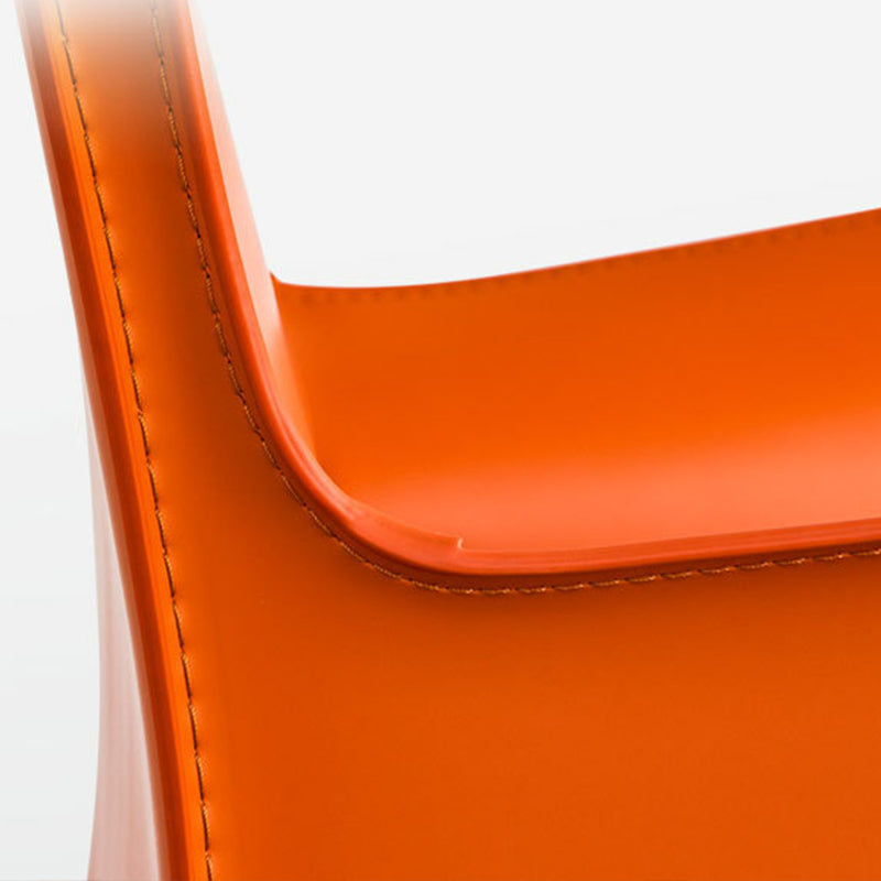 Modern Upholstered Dining Arm Chair Faux Leather Dining Chairs for Home