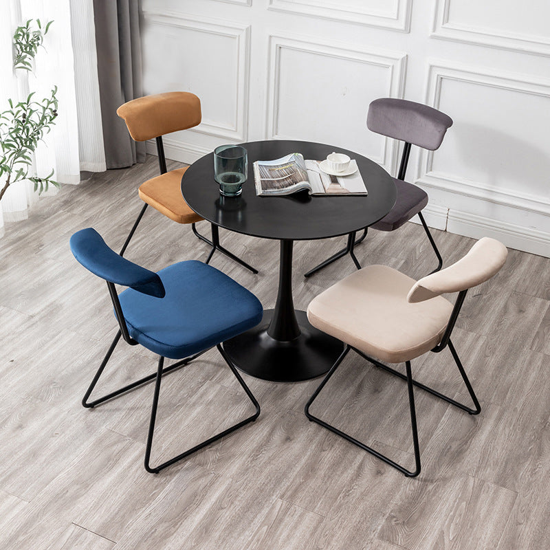 Traditional Upholstered Dining Chairs Kitchen Dining Armless Chair