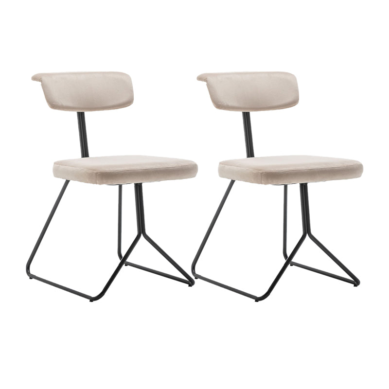 Traditional Upholstered Dining Chairs Kitchen Dining Armless Chair