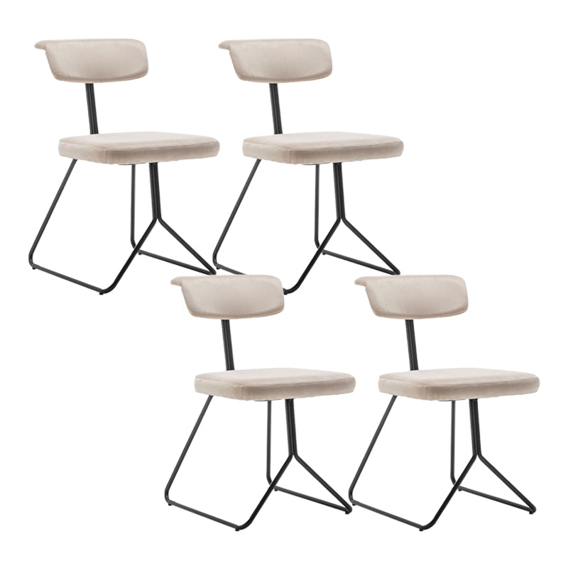 Traditional Upholstered Dining Chairs Kitchen Dining Armless Chair