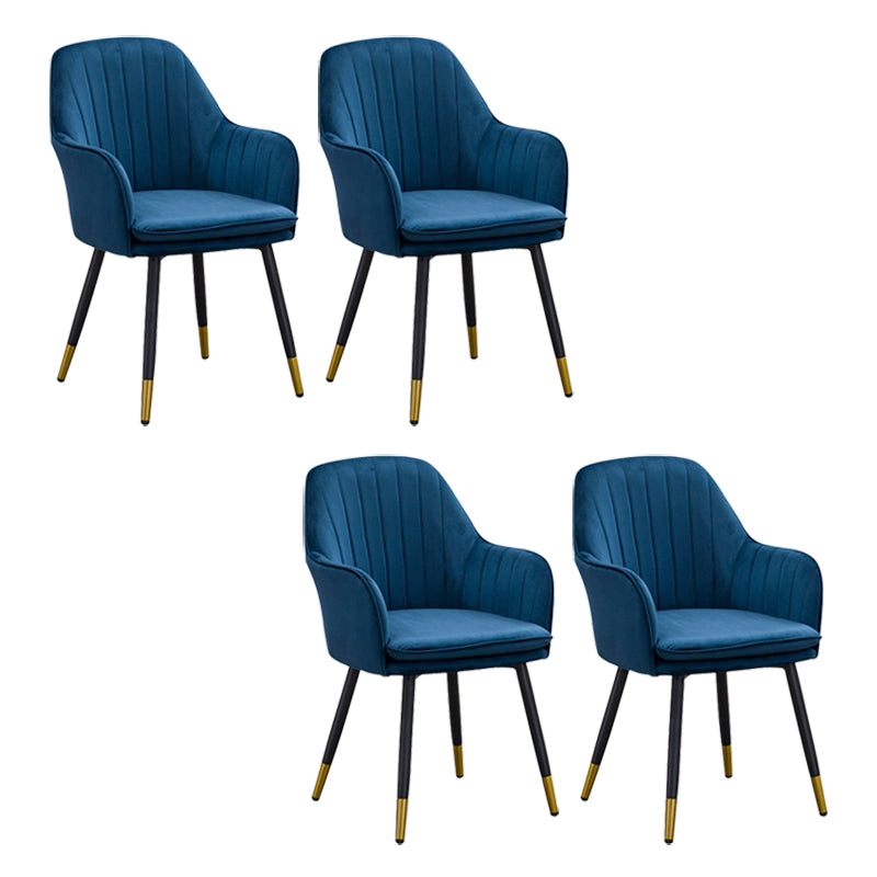 Metal Kitchen Dining Armchairs Contemporary Upholstered Chair