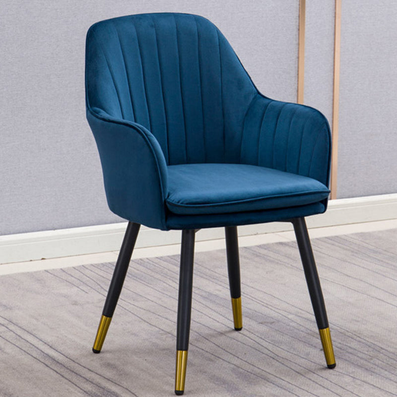 Metal Kitchen Dining Armchairs Contemporary Upholstered Chair